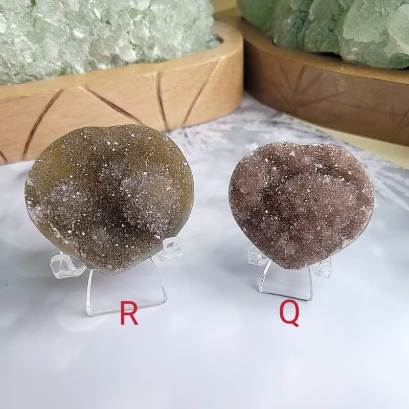 烏拉圭彩晶愛心/淨化消磁/招財納福/風水石(Q、R)