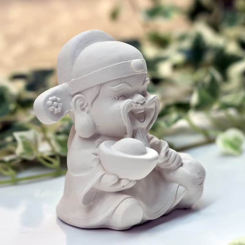 元寳福神-小盤組 珪藻土擴香石 香氛家飾
