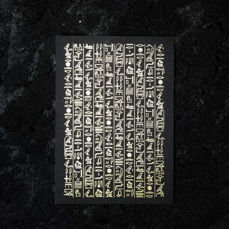 埃及文明系列 / 黑卡燙金古埃及文明信片