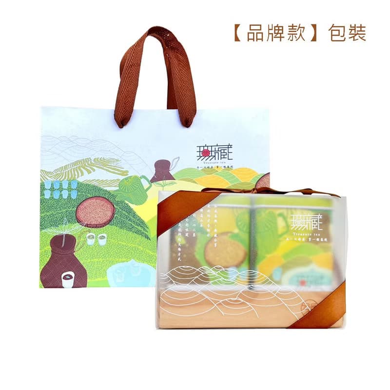 S4【無藏】中秋公益禮盒 開花茶綜合款二入精美木盒禮(每罐10顆)