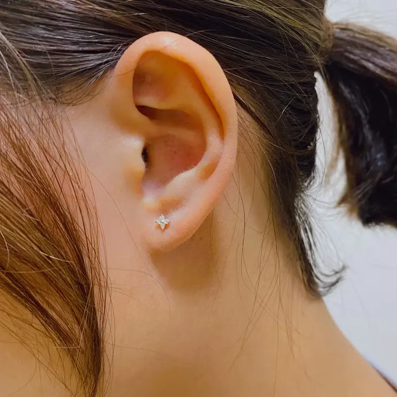 14K | 清新小花_耳環