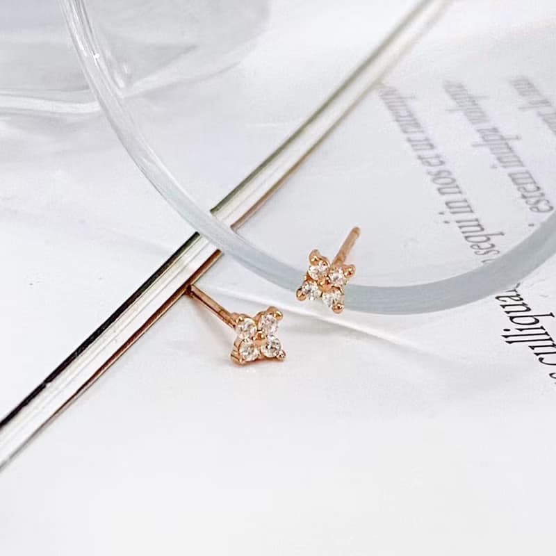 14K | 清新小花_耳環