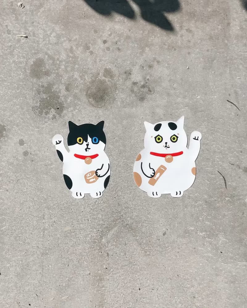 招財貓貼紙