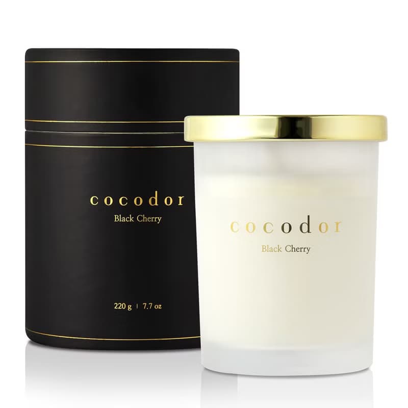 COCODOR-大豆蠟燭220g-黑櫻桃