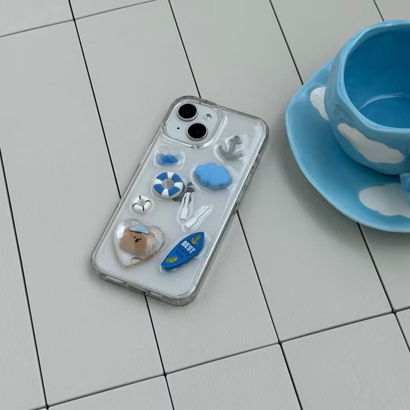 summer bear phone case