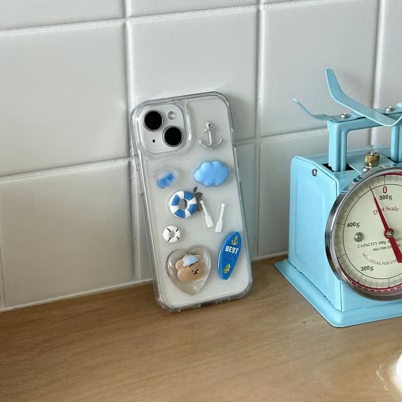 summer bear phone case