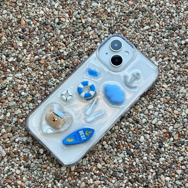 summer bear phone case