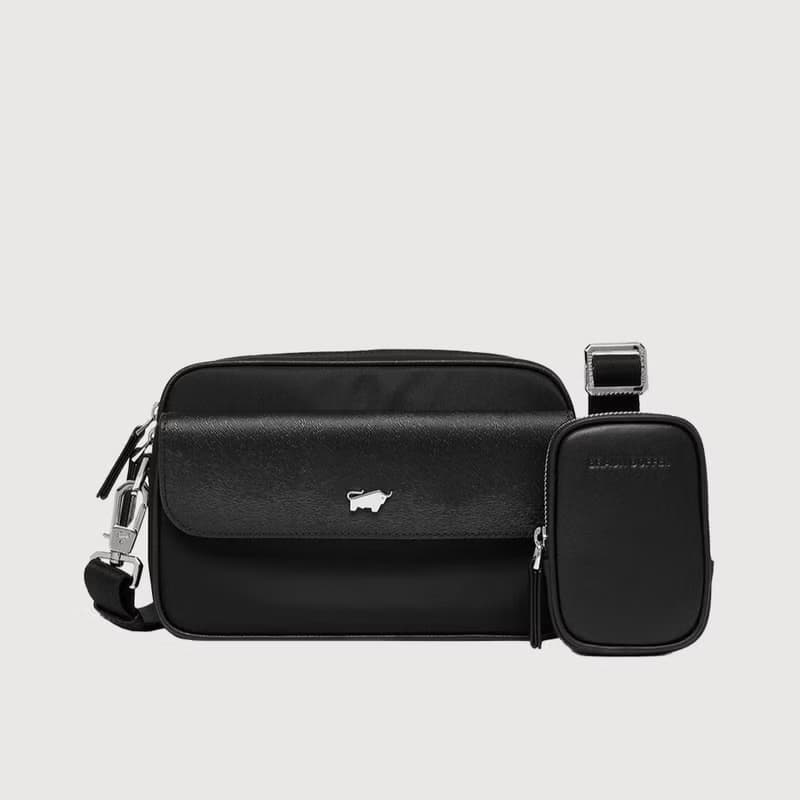 【滿3999送鑰匙圈】諾曼德 斜背包-黑色/BF563-60-BK