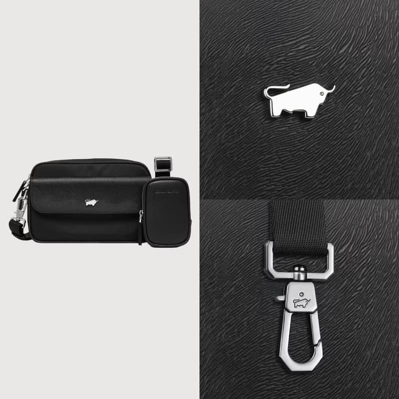 【滿3999送鑰匙圈】諾曼德 斜背包-黑色/BF563-60-BK