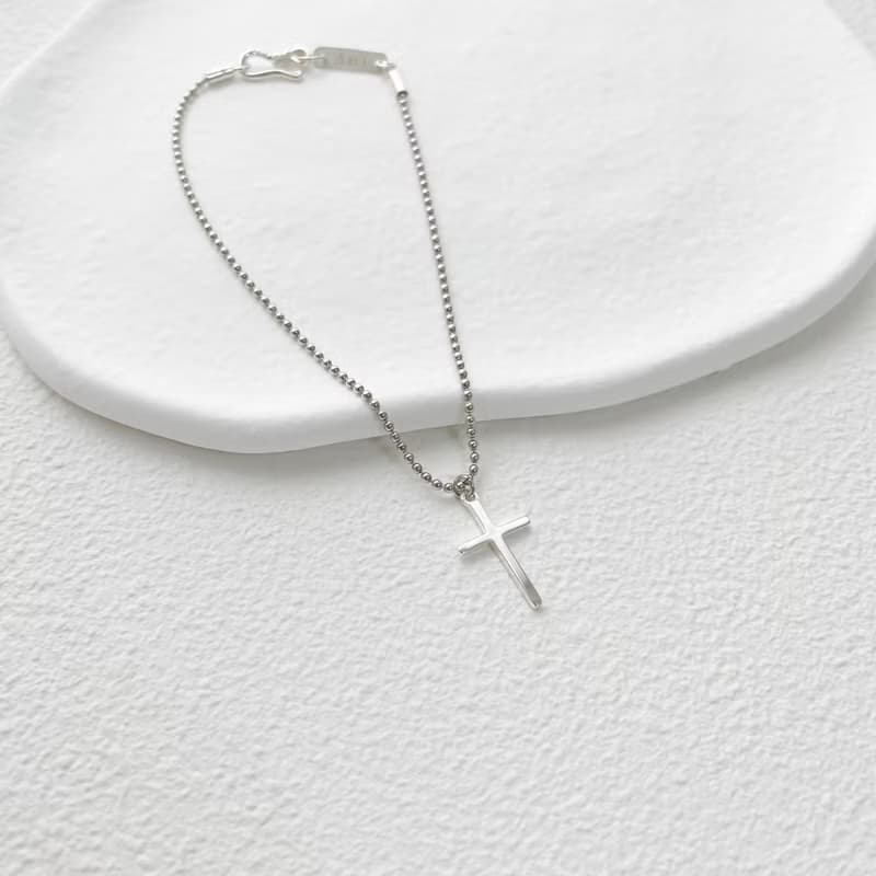 信仰 | 十字架 | 純銀手鍊