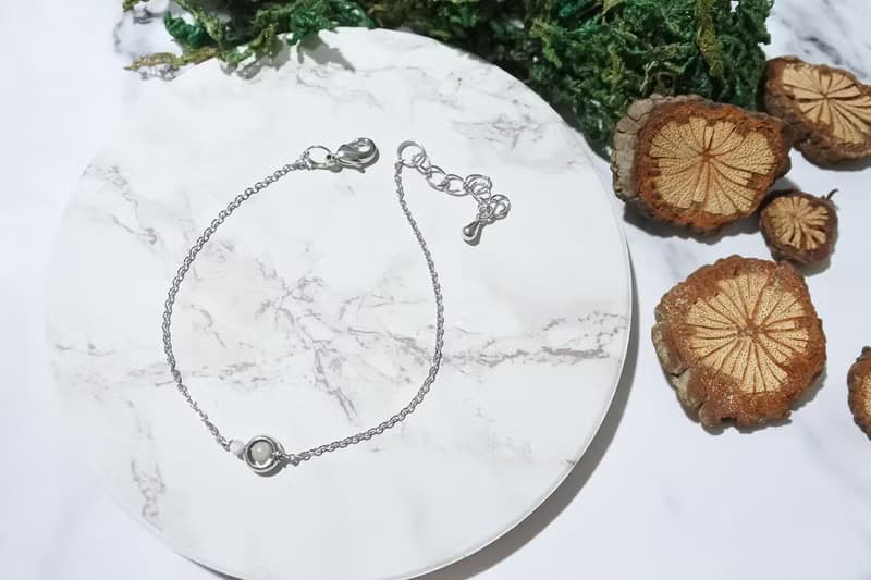 【微小系列4 - 春日】天然石手鍊