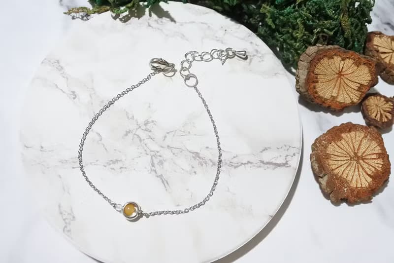 【微小系列4 - 春日】天然石手鍊