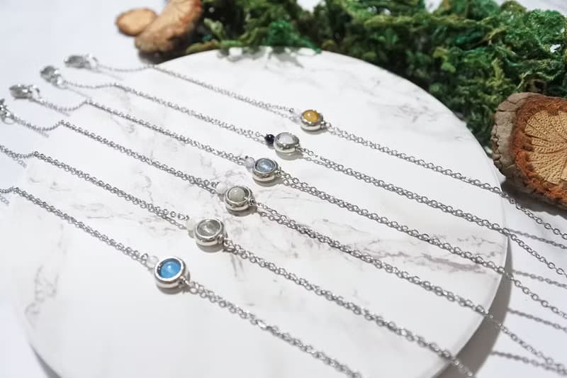 【微小系列4 - 春日】天然石手鍊