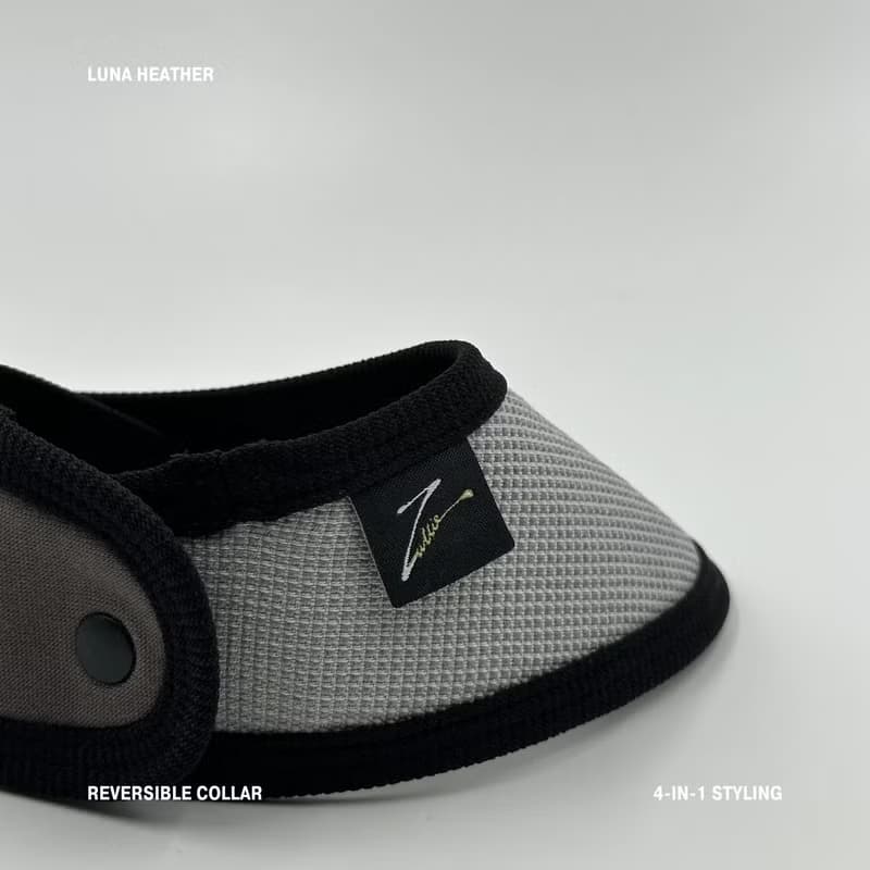 Zuuie Luna Heather 百搭寵物圍巾/頸圈 - 灰色