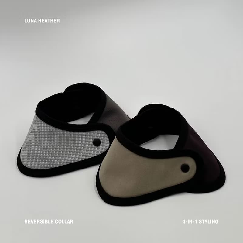 Zuuie Luna Heather 百搭寵物圍巾/頸圈 - 灰色