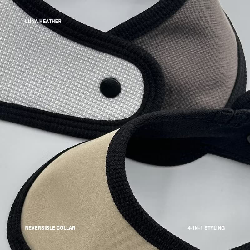Zuuie Luna Heather 百搭寵物圍巾/頸圈 - 灰色