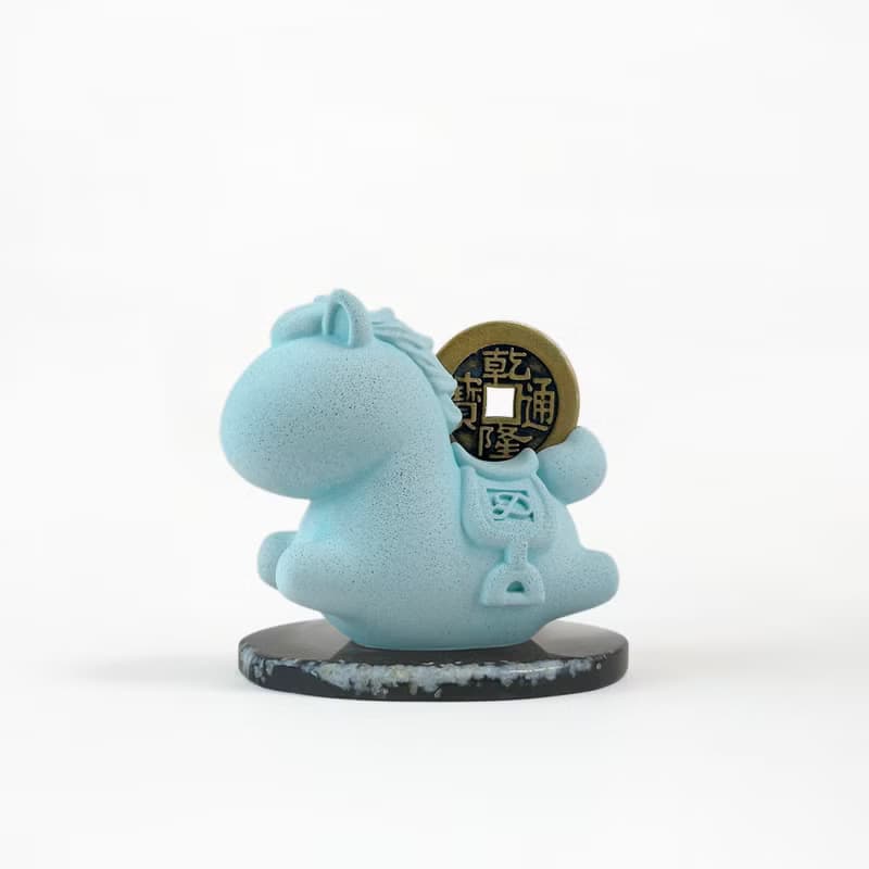 【快速出貨】環保水泥 馬年擺飾 | 馬上有錢 開運禮盒 聖誕禮盒