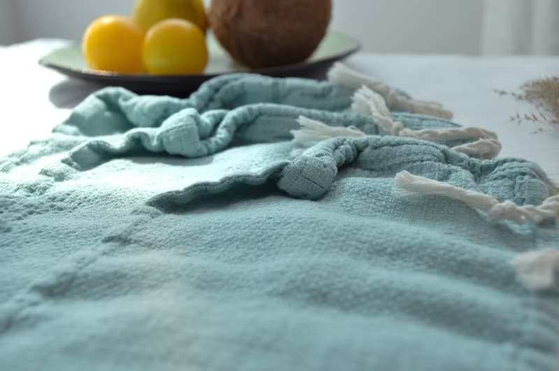 Zero waste waffle linen bag / Bags set / Reusable washable eco food storage