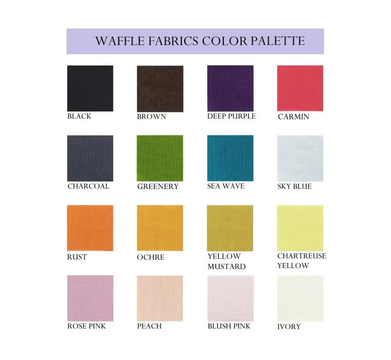 Zero waste waffle linen bag / Bags set / Reusable washable eco food storage