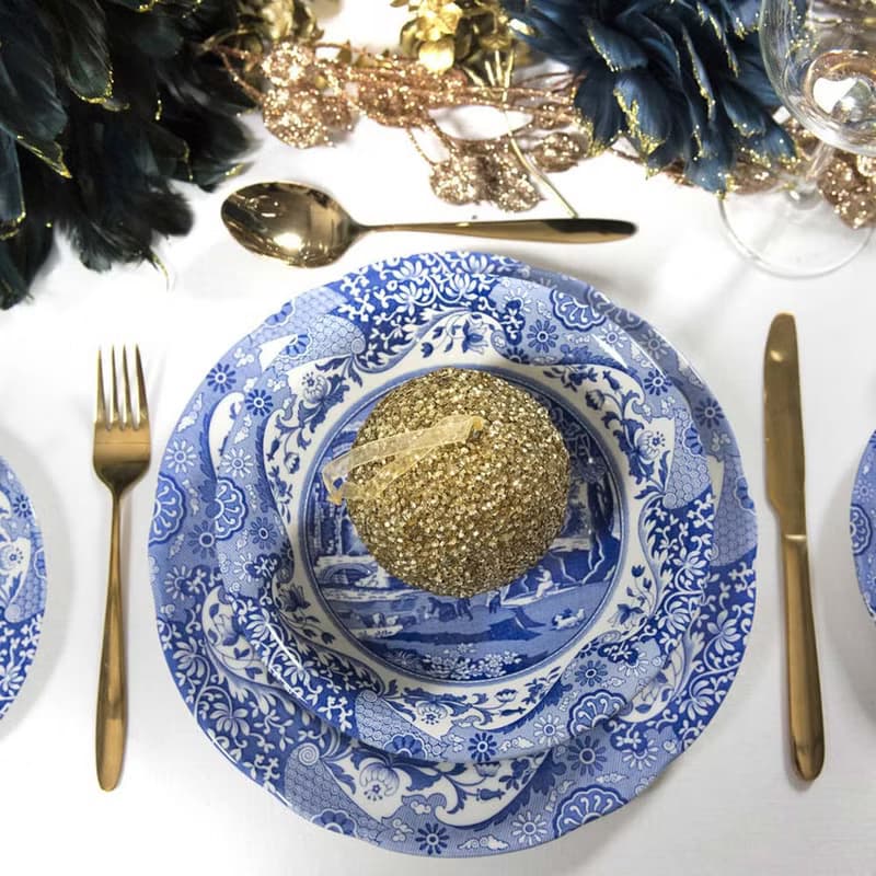 Spode 義大利藍23CM湯盤