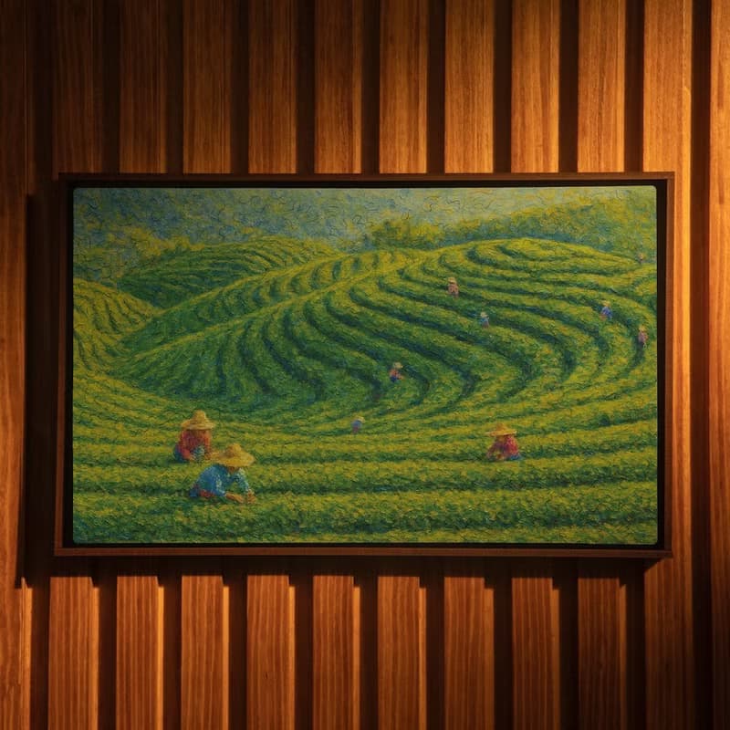 富饒臺灣-山嵐茶谷【壁虎拼圖】