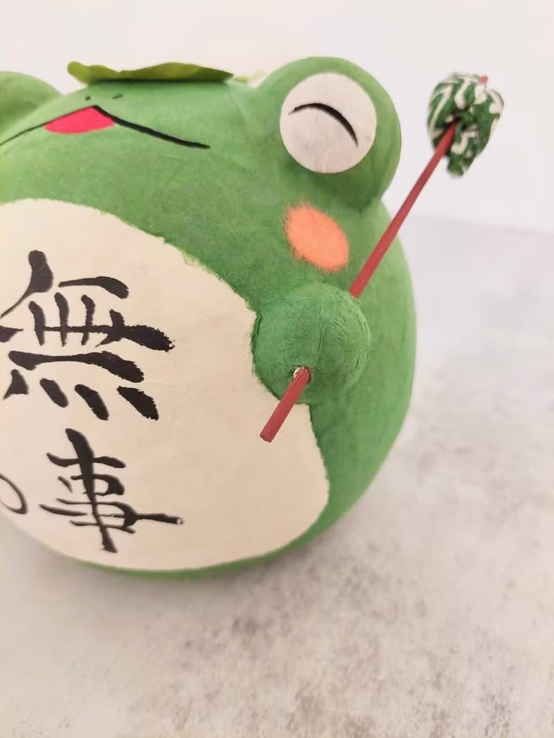 日本【RYUKODO】授權-開運平安無事蛙(大)|禮物|聖誕禮盒|入厝