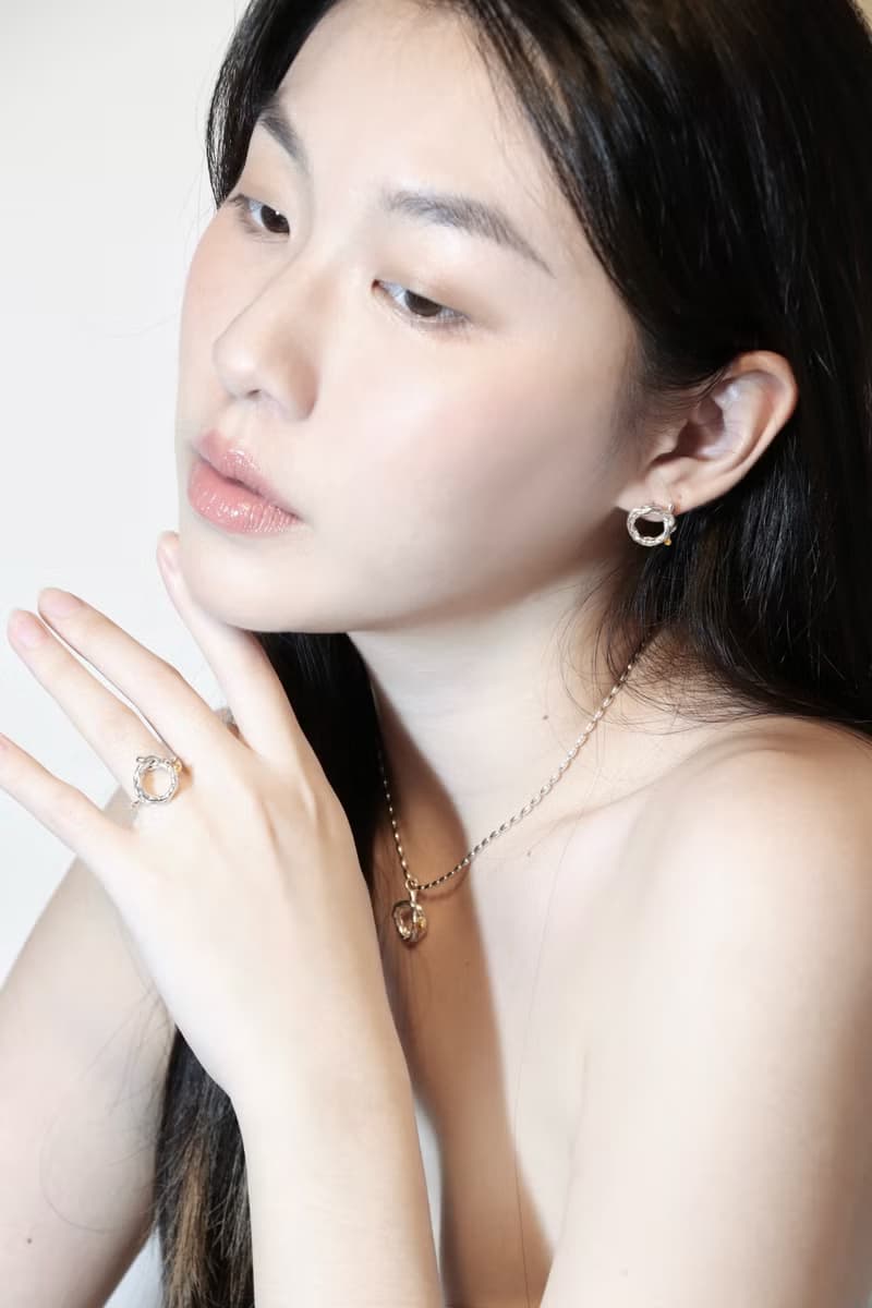 class a 橄欖珠珠 純銀鍊戒 rings