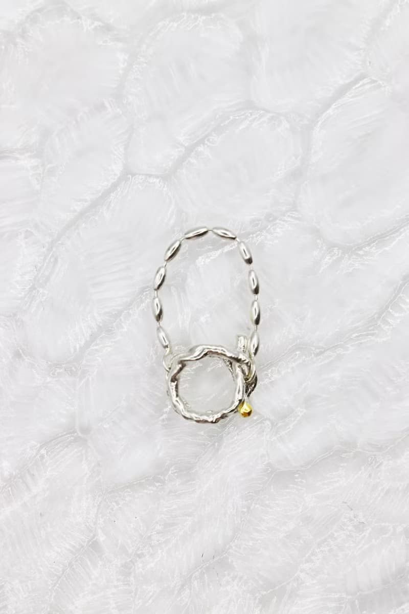 class a 橄欖珠珠 純銀鍊戒 rings