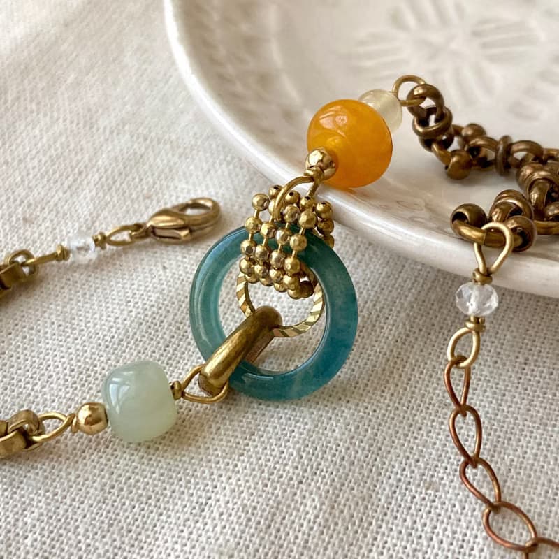 老林雜貨 | 翡翠圈圈設計手鍊