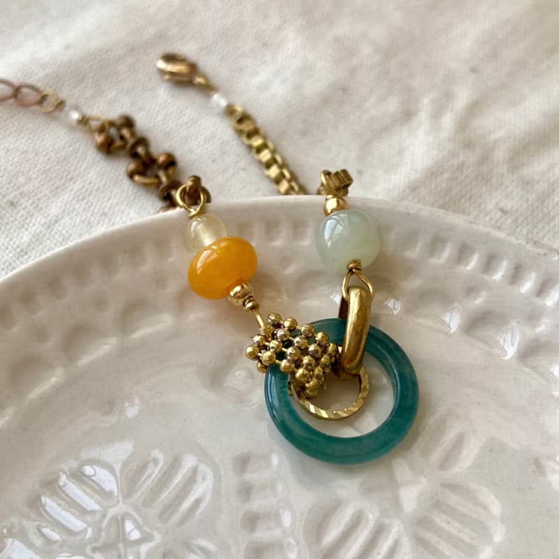 老林雜貨 | 翡翠圈圈設計手鍊