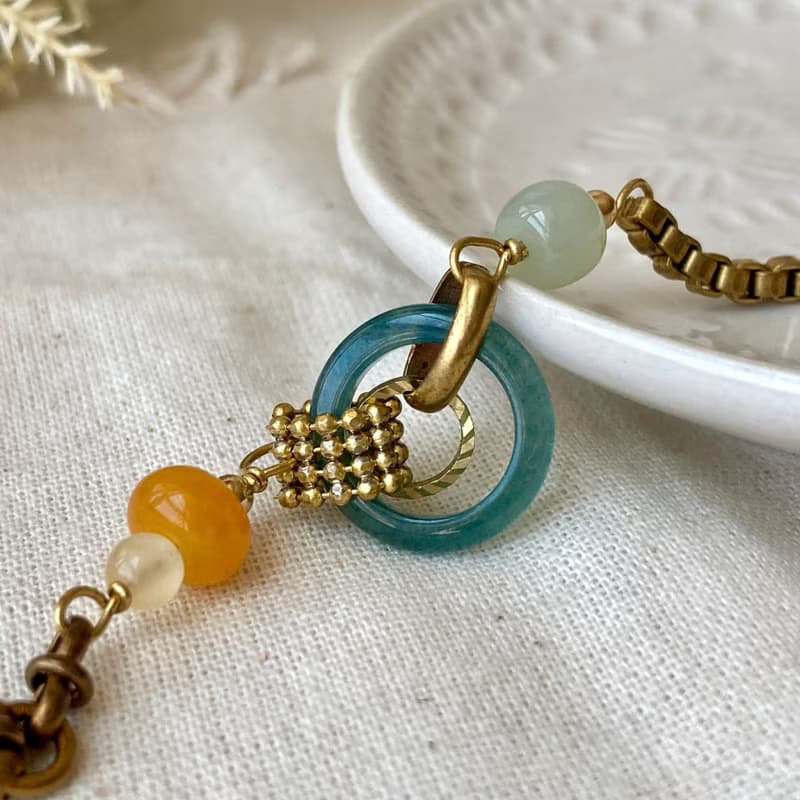 老林雜貨 | 翡翠圈圈設計手鍊