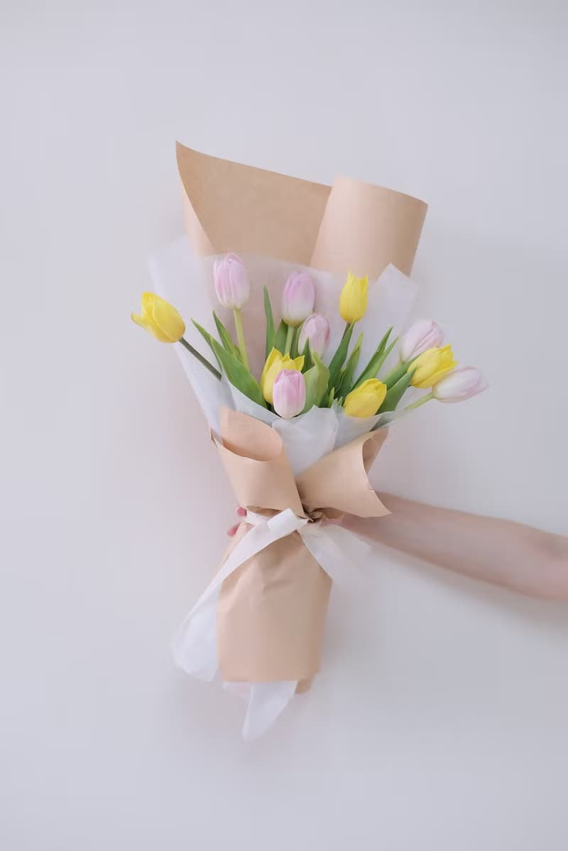 2025情人節 鬱金香 韓式花束  生日花束 女友禮物