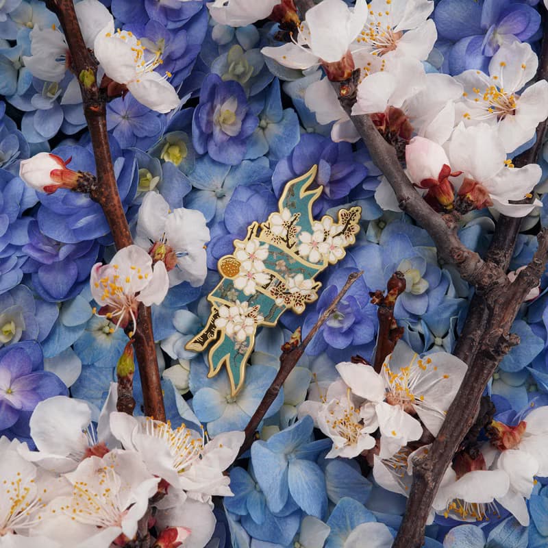 daparo 琺琅胸針 - 梵高的花園系列二
