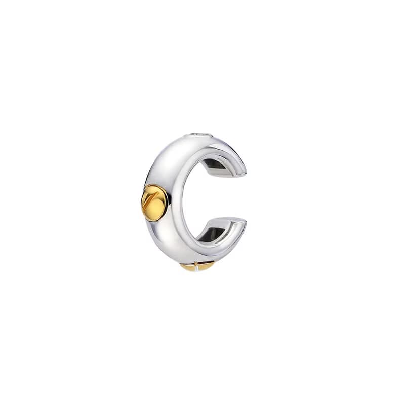 TIME SCREW COGWHEEL EAR CUFF