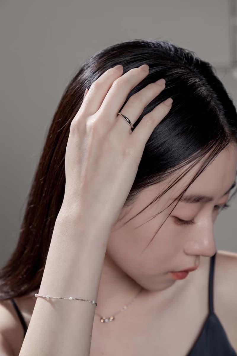 星辰。純銀戒指