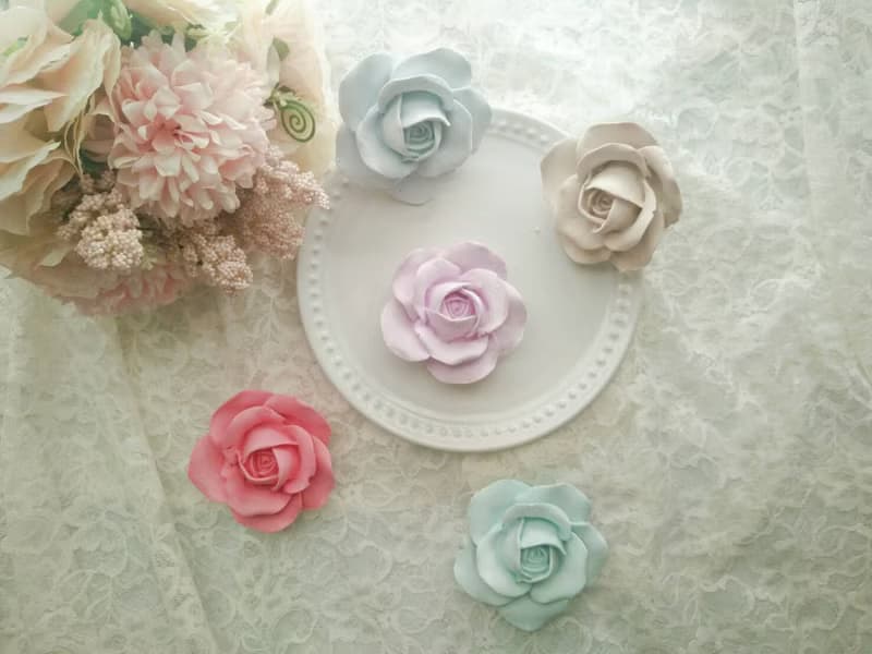馬卡色系玫瑰擴香石/擴香花