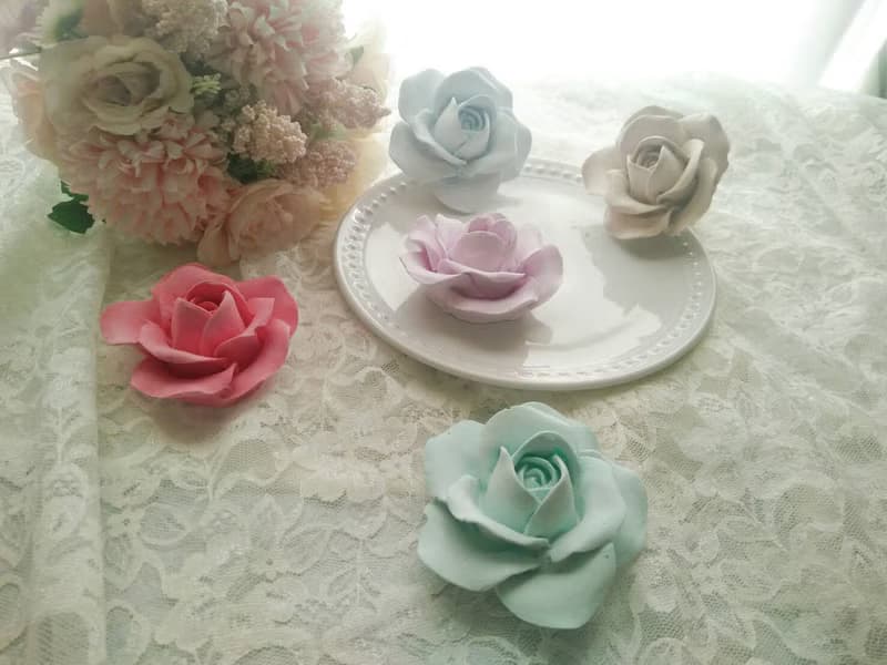 馬卡色系玫瑰擴香石/擴香花