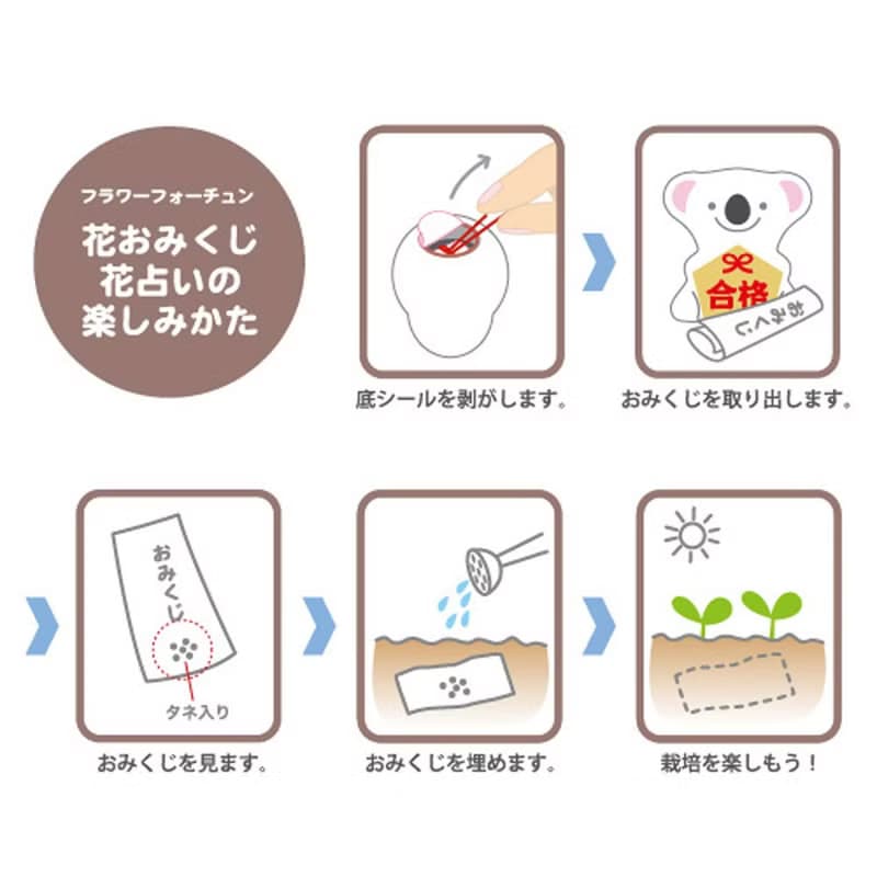 【日本限定】幸運紙籤 Fortune plant / 十二生肖