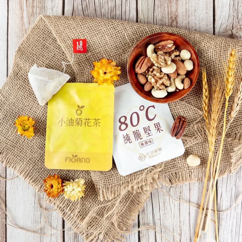 【中秋禮盒】鉑金禮盒_堅果油菊花茶
