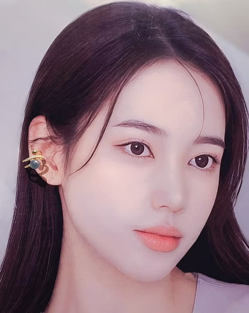 財水•貴人|夢幻藍紫翡珠|A貨翡翠純銀時尚耳夾