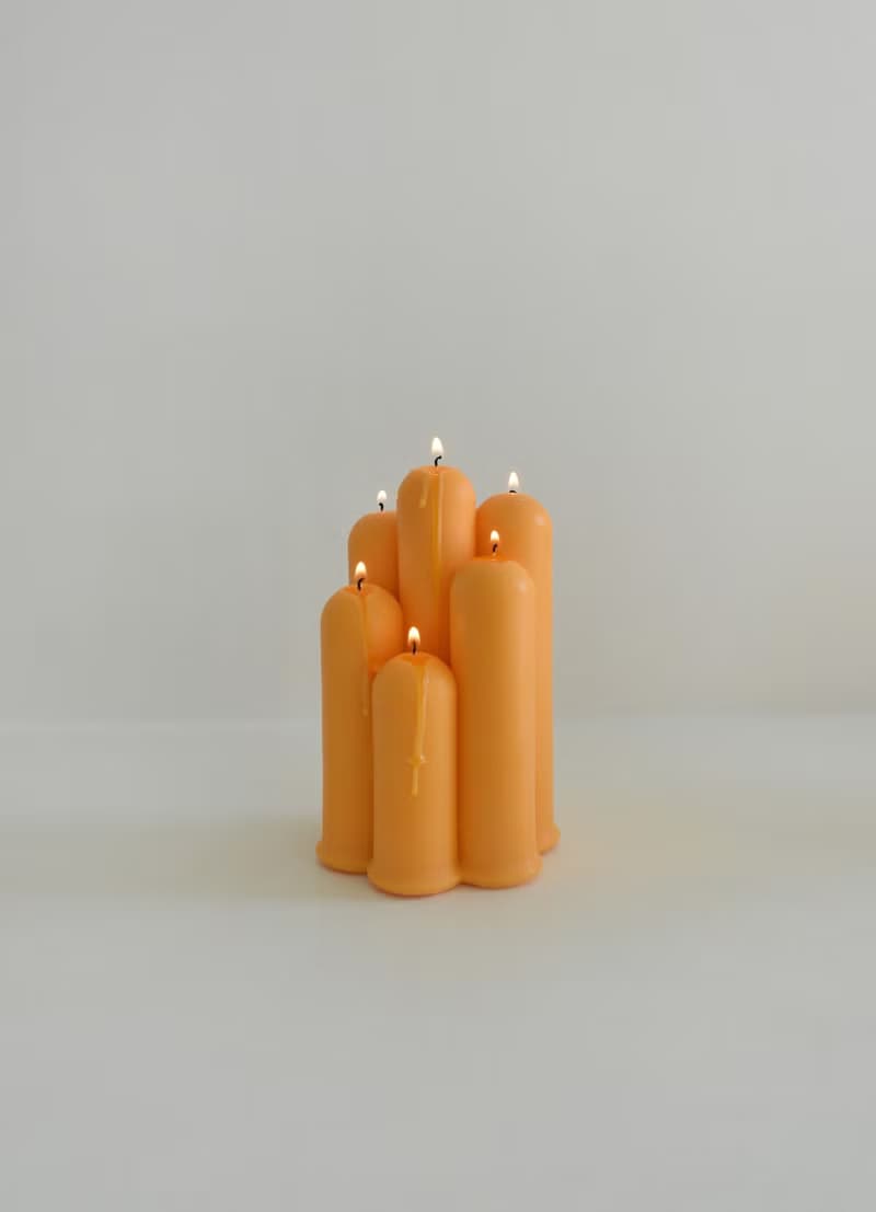 Tube Stick Candle - Orange (Bergamot)