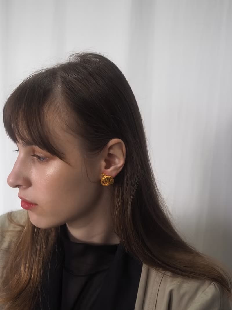 CHANEL シャネル ココ ハート イヤリング ゴールド ヴィンテージ