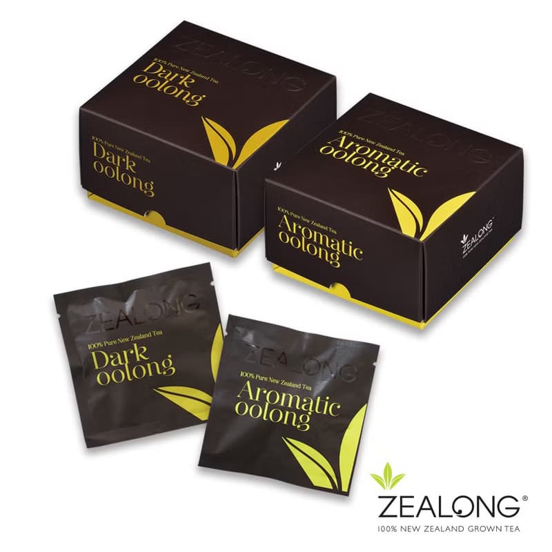 【雅璽經典茶禮 紐西蘭璽龍茶】有機茶平裝50g+烏龍茶茶包8入*2盒
