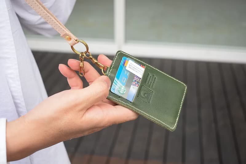 日本製 栃木皮革通行卡套 ID/IC卡套 Pass/ID case with strap