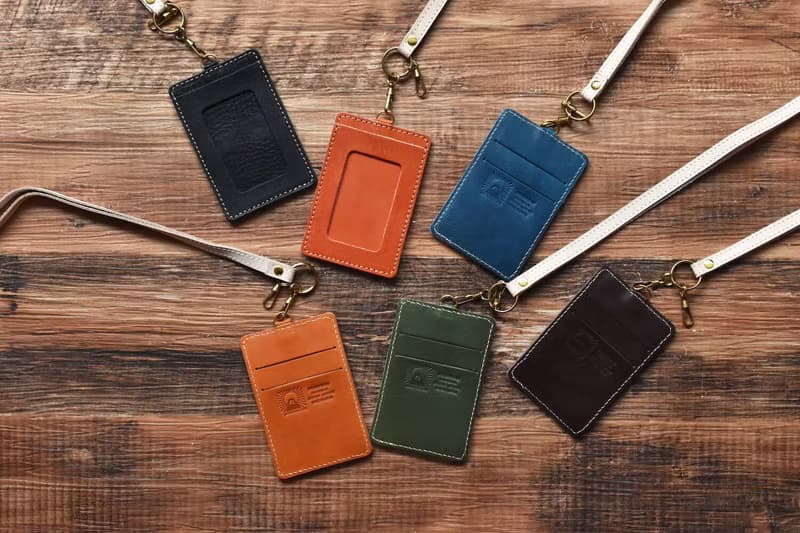 日本製 栃木皮革通行卡套 ID/IC卡套 Pass/ID case with strap