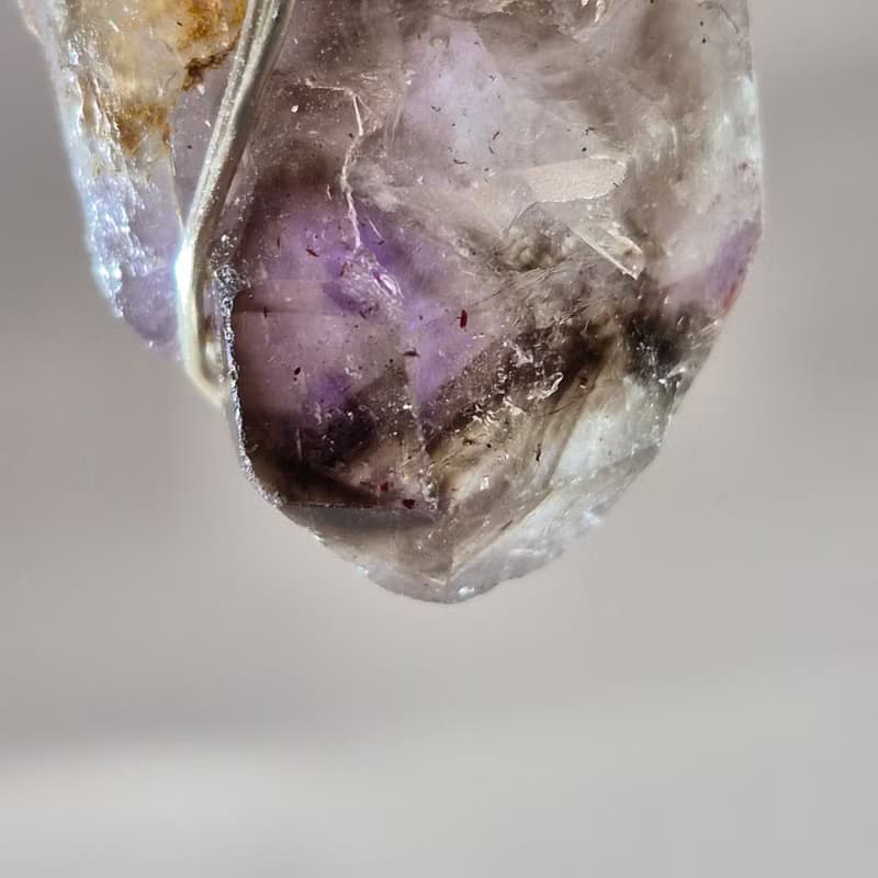 •那些沒說的• 超七水晶 水晶原礦吊墜/包掛 手作繞線