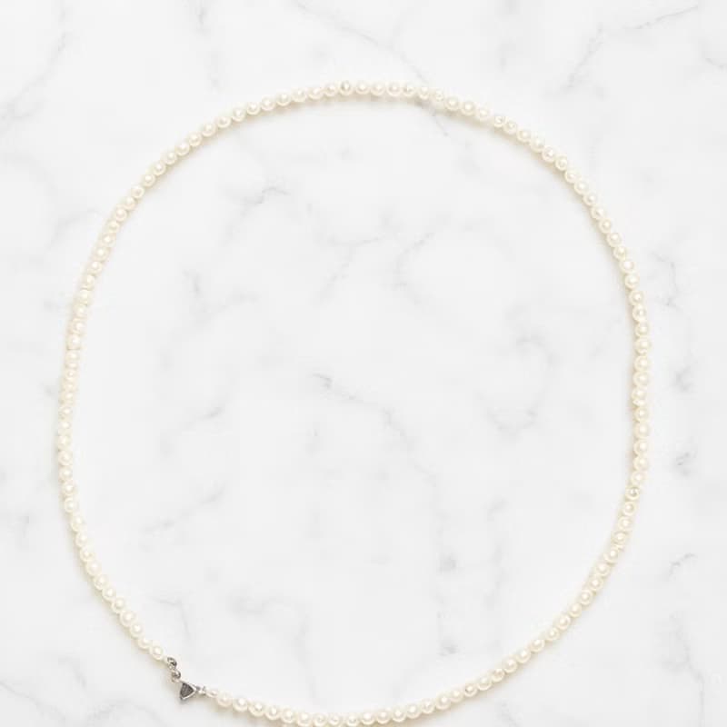 【典雅細緻】925純銀扣天然淡水珍珠項鍊 | 輕奢風格  精緻項鍊