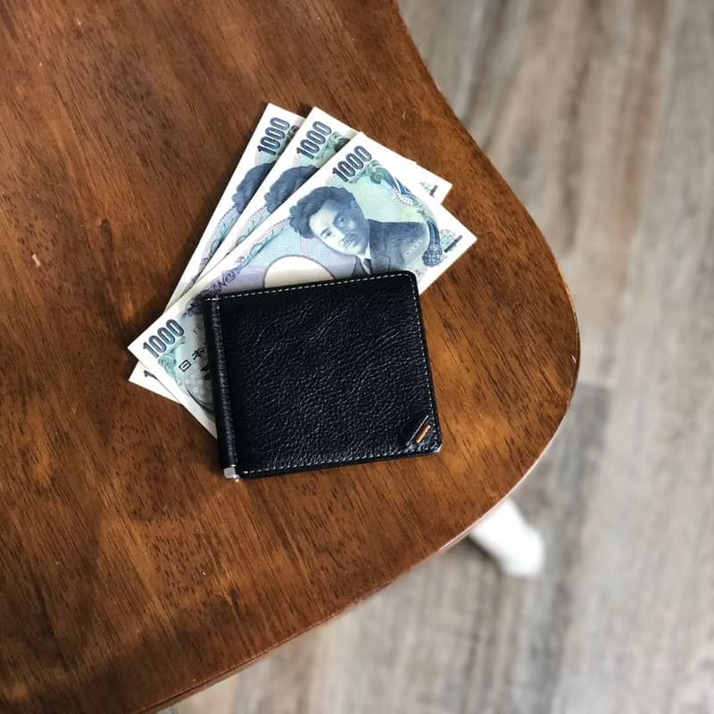 日本製【DUALLINE *純* 紙鈔夾短夾】革職人 錢夾銀包 鈔票夾