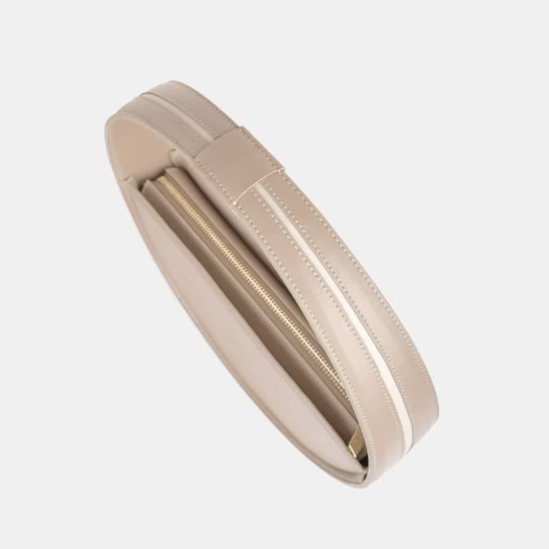 Re One Bag 玉米基純素皮革 手提包 圓包 米色