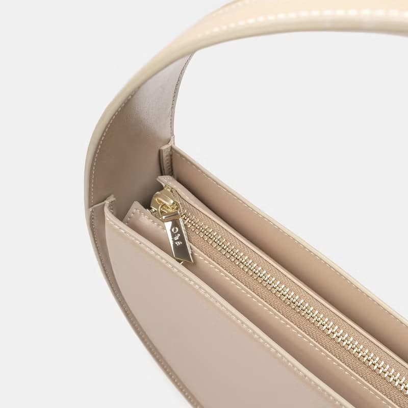 Re One Bag 玉米基純素皮革 手提包 圓包 米色